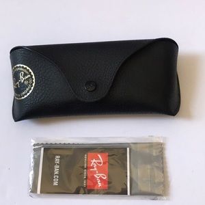 Rey•Ban sunglasses case with cloth